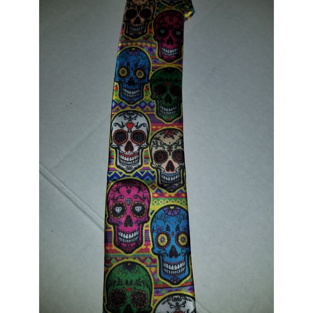 Day of the Dead Kids Slip On Neck Tie
